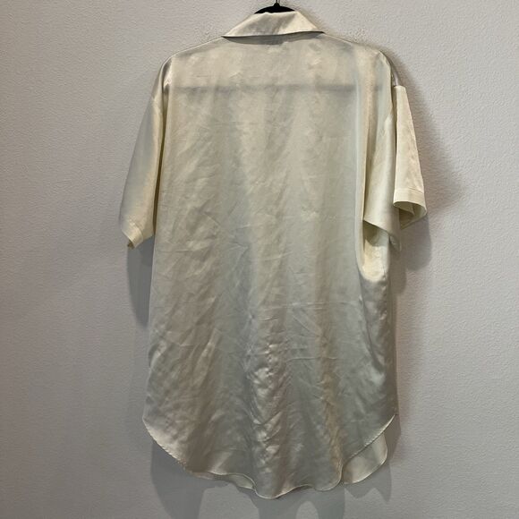 Christian Dior Lingerie Night Shirt Women’s M/L PJ Boyfriend Style Vintage - Picture 3 of 9